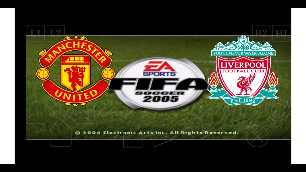 CLASSIC FIFA 2005 MANCHESTER UNITED VS LIVERPOOL PS1
