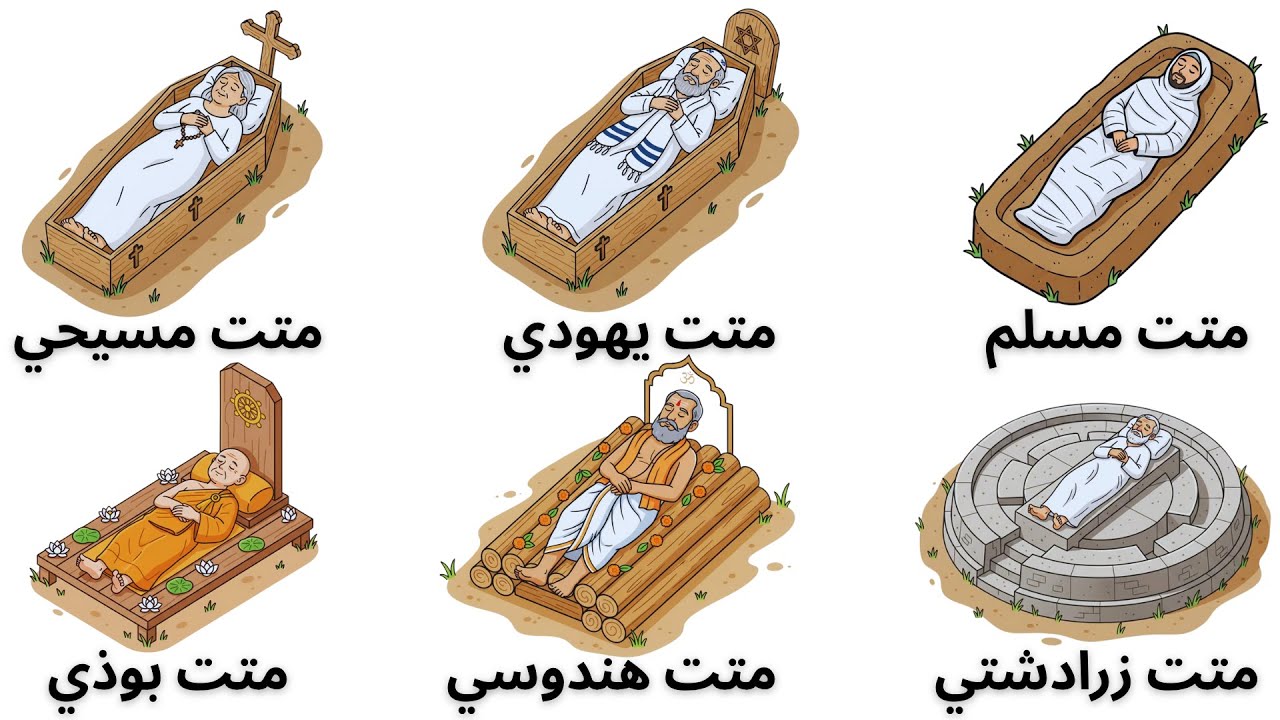 إذا متت في كل دين… ماذا سيحدث لك بعد الموت؟ الحقيقة الصادمة!