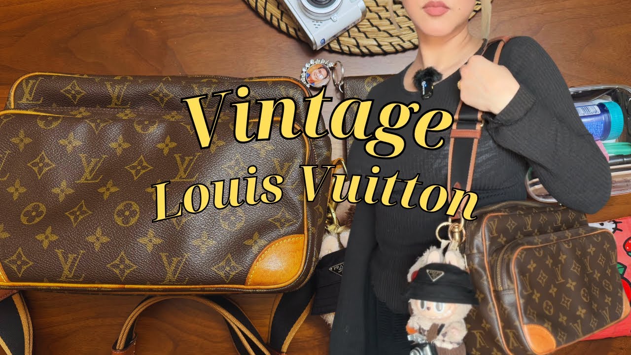 💼 vintage louis vuitton nile monogram shoulder bag | what fits + yap