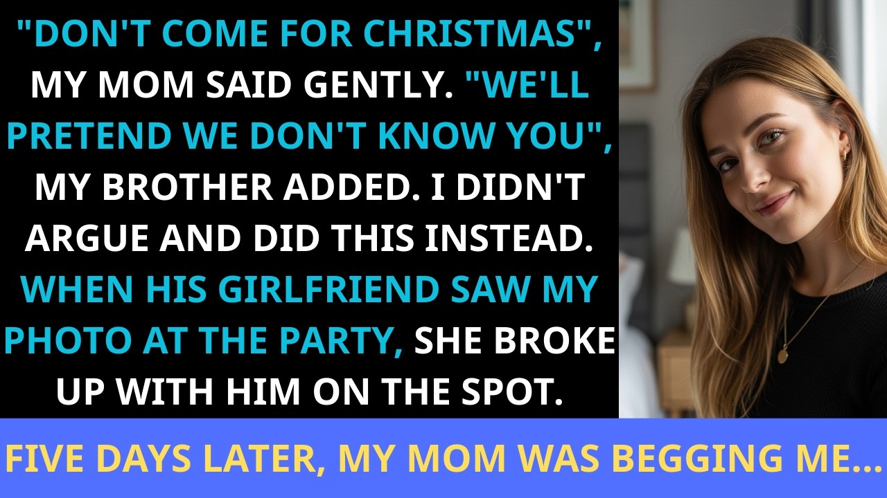 “Don’t come for Christmas,” my mom said: “We’ll pretend we don’t know you,” They didn’t expect…