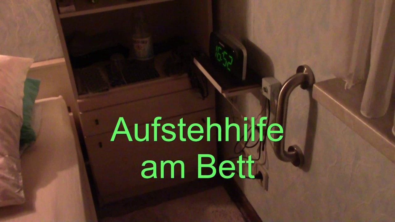 Aufstehhilfe am Bett