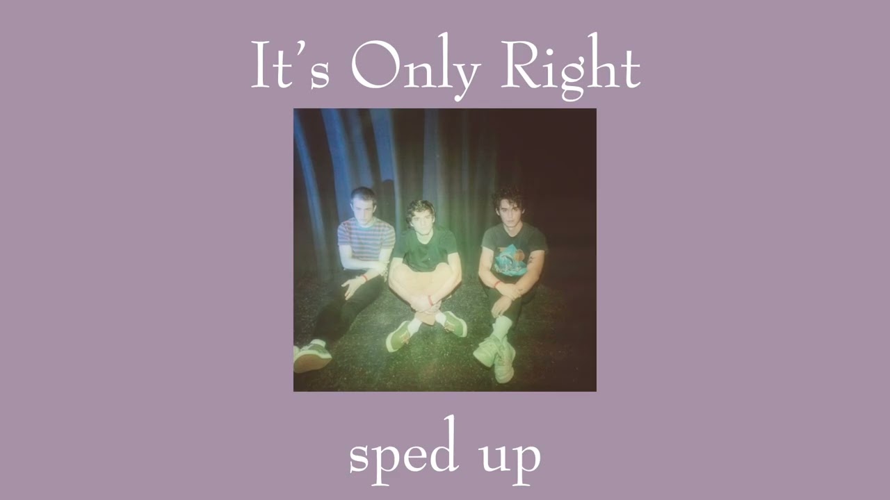 wallows - it’s only right sped up