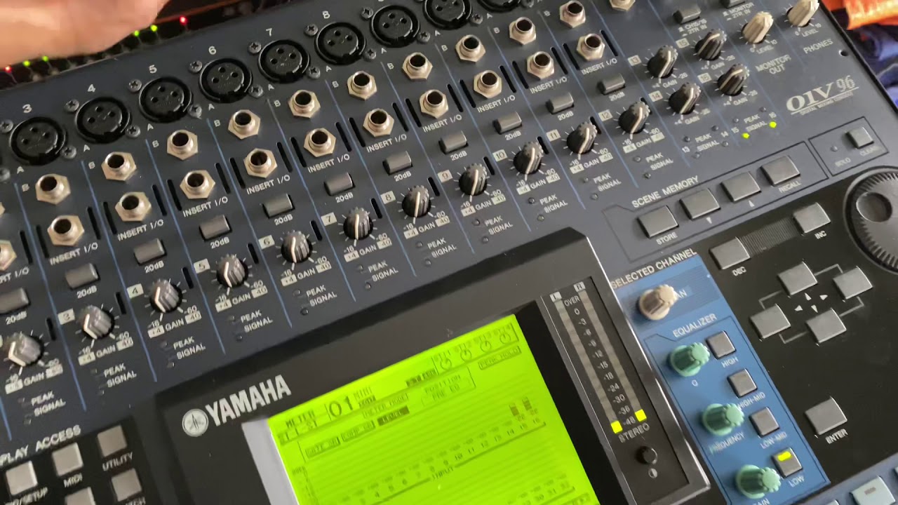 Mixer Yamaha 01V96 VCM Đ&atilde; L&ecirc;n Điện Autovol Kh&ocirc;ng Lo Điện Yếu Gi&aacute; 21Tr Đẹp Như Ngọc Trinh -0979715177