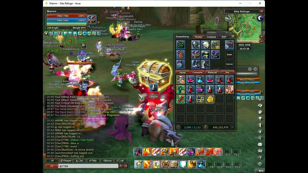 Aruarose - 10 nightmare elite chest