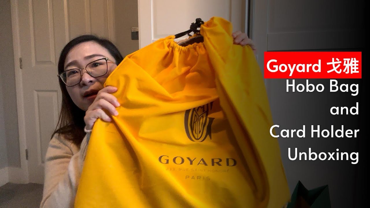 Goyard 戈雅hobo开箱➕小卡包｜hobo彩绘大爱心版 |容量测评 #goyard @EchosCollection