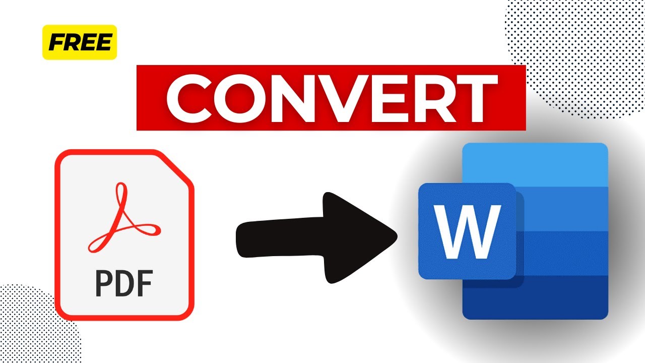 How to&nbsp;Convert&nbsp;PDF&nbsp;to&nbsp;Word&nbsp;for FREE | ILovePDF Tutorial