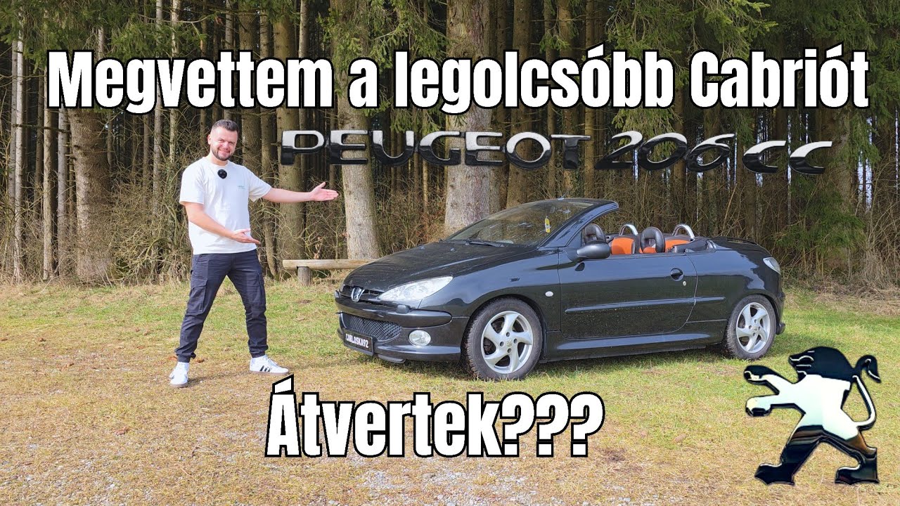 Megvettem a legolcsóbb Cabriót, Átvertek? PEUGEOT 206CC 2.0L [ #001 ]