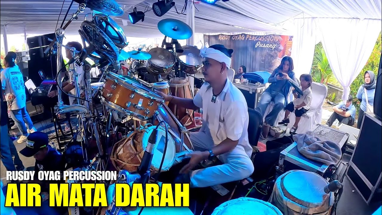 AIR MATA DARAH - RUSDY OYAG PERCUSSION ( LIVE GARUT ) 