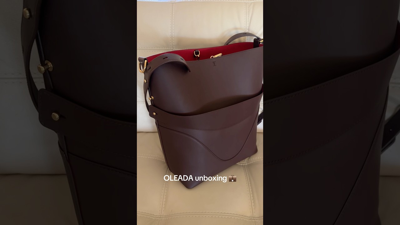 Unboxing: OLEADA chocolate Marina Soft Bucket work bag #shoppinghaul #unboxingvideo