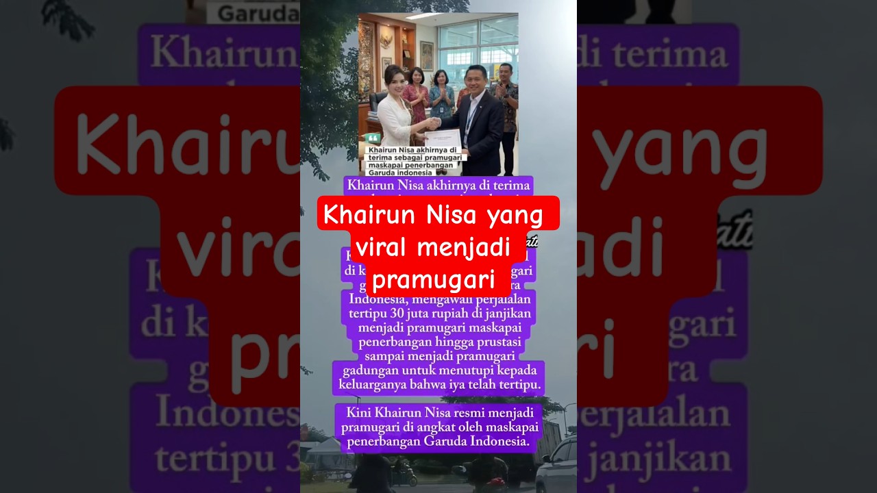 Viral pramugari gadungan akhirnya menjadi pramugari garuda indonesia #beritaterkini #beritaviral