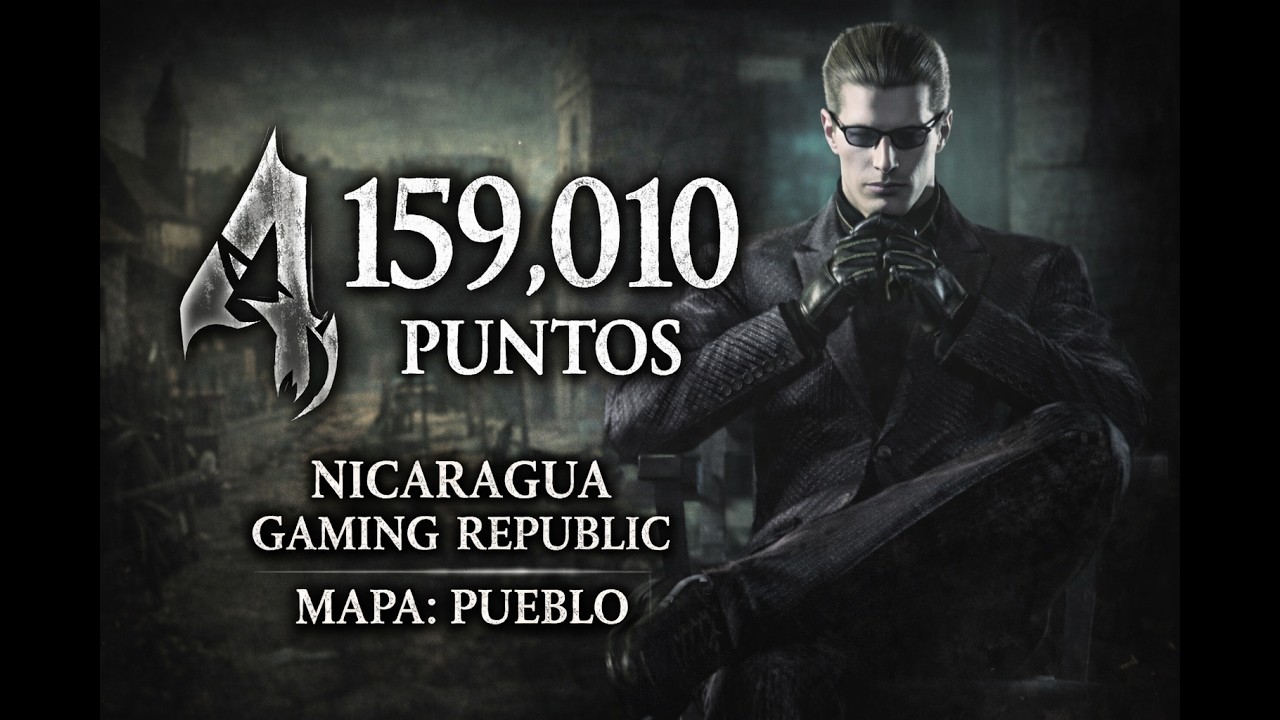 RE4 Wii Mercenarios con Wesker 🔥 159,010 PUNTOS | ¿Mi Mejor Récord?