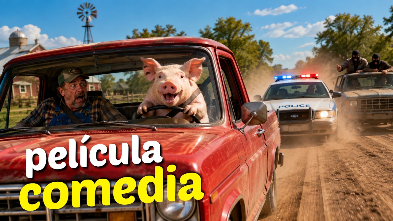 😅 &iexcl;Esta Pel&iacute;cula Te Har&aacute; Re&iacute;r a Carcajadas! Elvis el Cerdo 🎬 Comedia Familiar en Espa&ntilde;ol Latino 👆