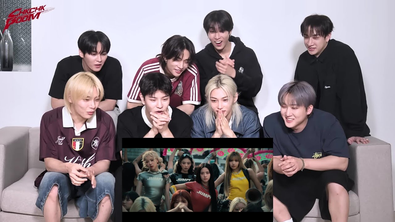 Stray Kids reaction to BLACKPINK 'JUMP' MV [Fanmade]