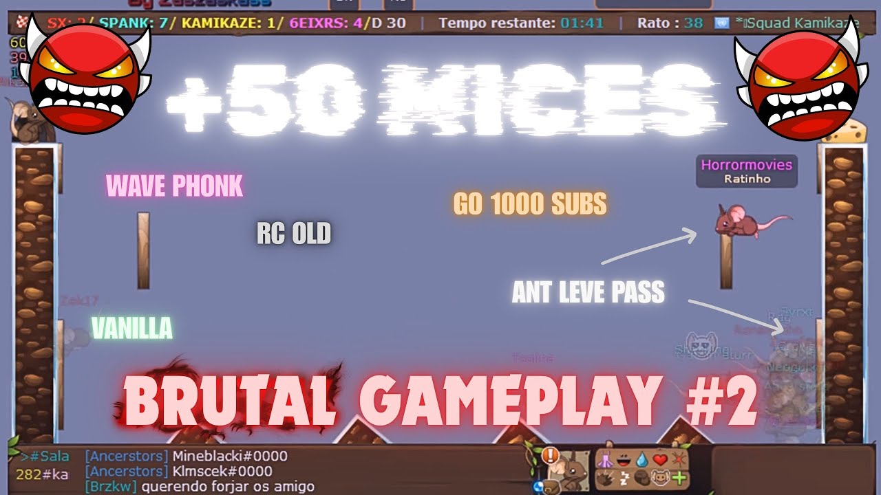 Transformice - BRUTAL FIRSTS +50 MICES GAMEPLAY #2 | 2026
