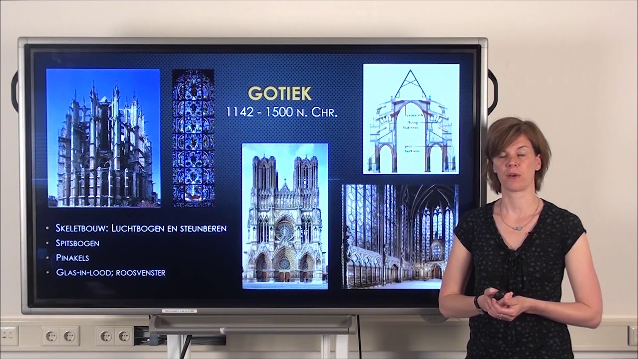 Kunstgeschiedenis - Middeleeuwen - Bouwkunst - Huygens Lyceum - Tekenen