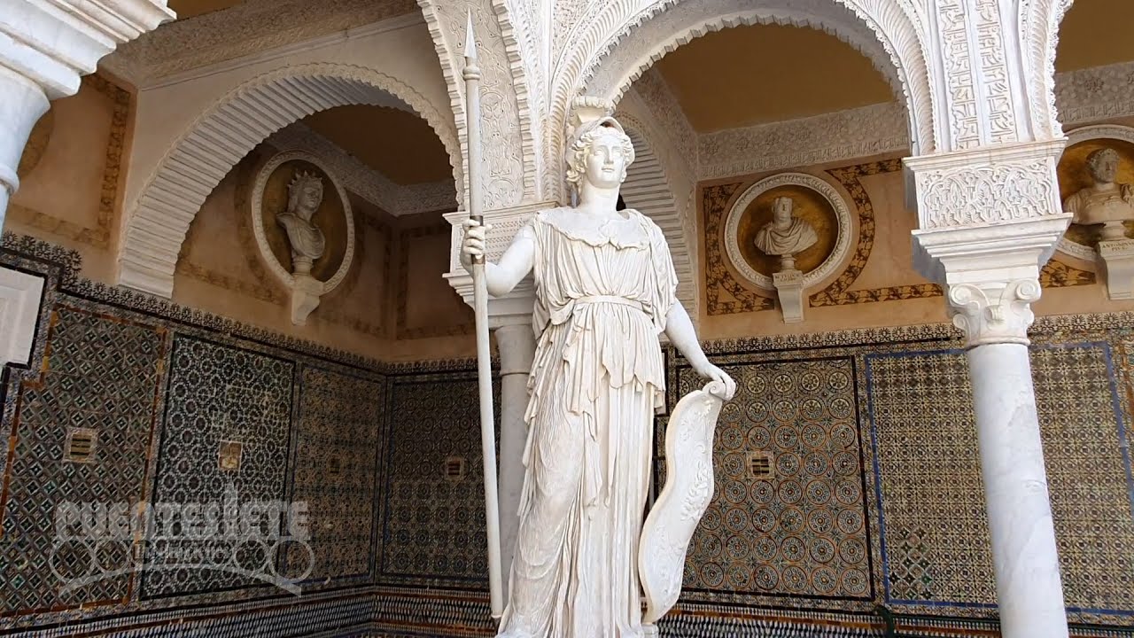 En la Casa de Pilatos. Casa Ducal Medinaceli, Julio en Sevilla de 2020.