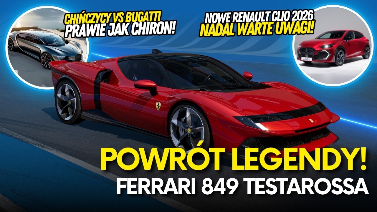 Nowe Ferrari 849 Testarossa &ndash; rewolucja zamiast retro