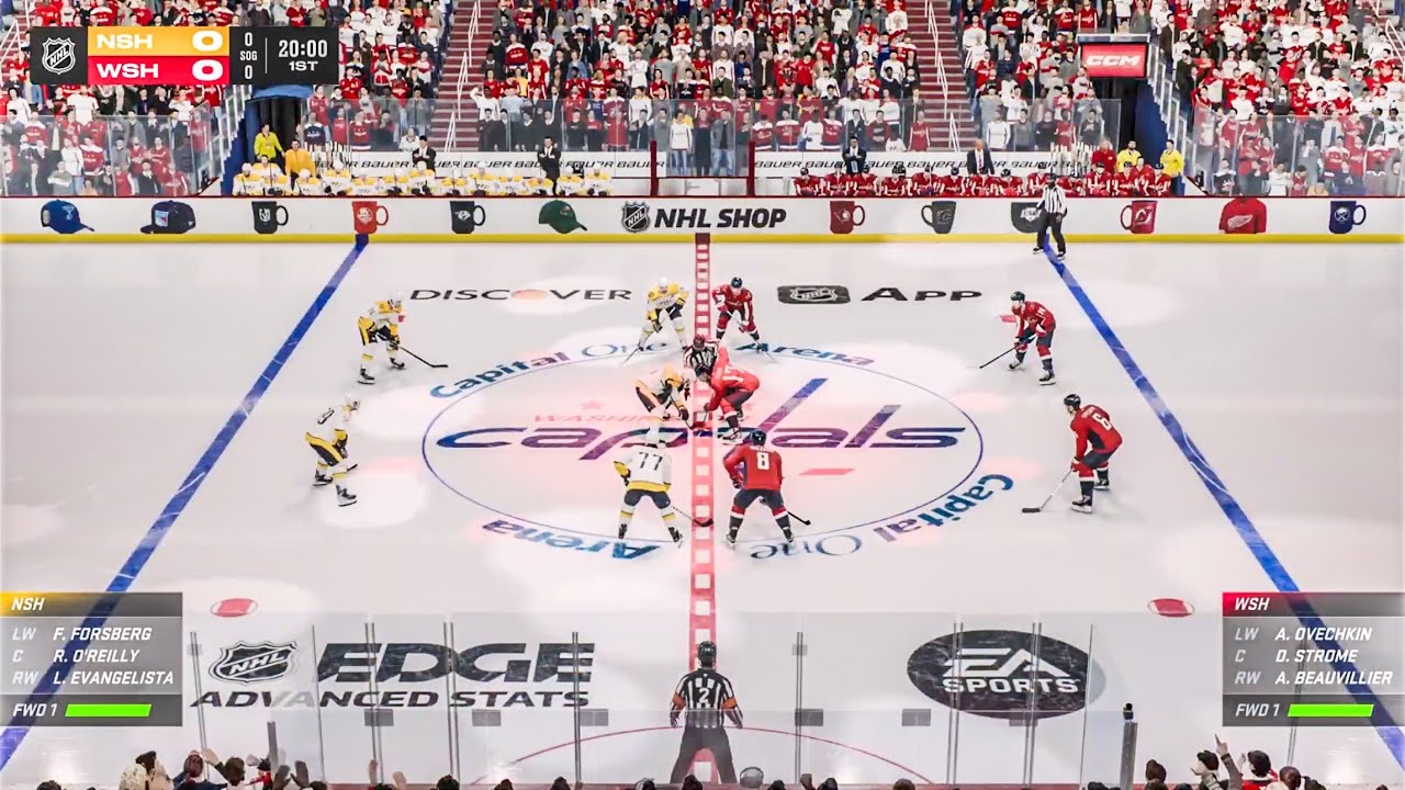 Washington Capitals vs Nashville Predators 2/5/2026 NHL 26 Gameplay