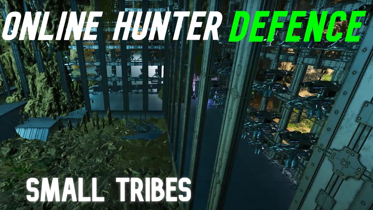 DEFENDING Our Hunter Cave Against A CHINESE HACKING TRIBE- ARK: Survival Ascended