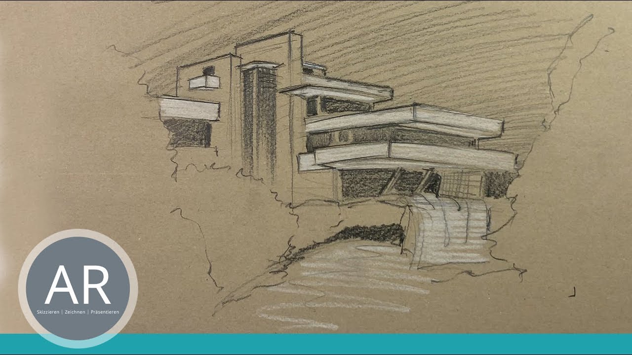 Ber&uuml;hmte Architekten und Ihre Werke. Architektur-Illustrationen. Architektur-Studium Mappe