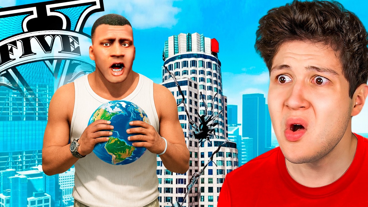 Me CONVIERTO en el HOMBRE más GRANDE de GTA 5! 💪🌎 (Mods)