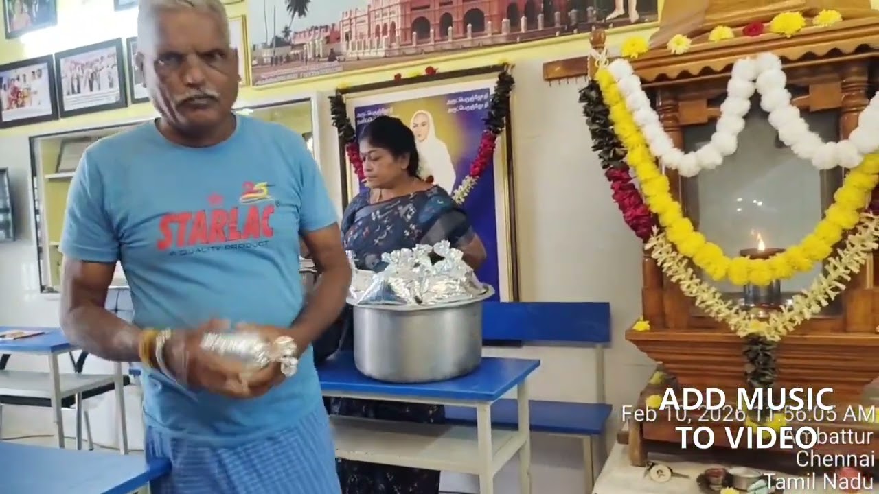 10.2.2026 / 3290ம்நாள் தொடர் அன்னதர்மசேவை இன்று சஞ்சீவன் இராமச்சந்திரன் ஐயா அவர்கள் அன்னதர்மசேவை...