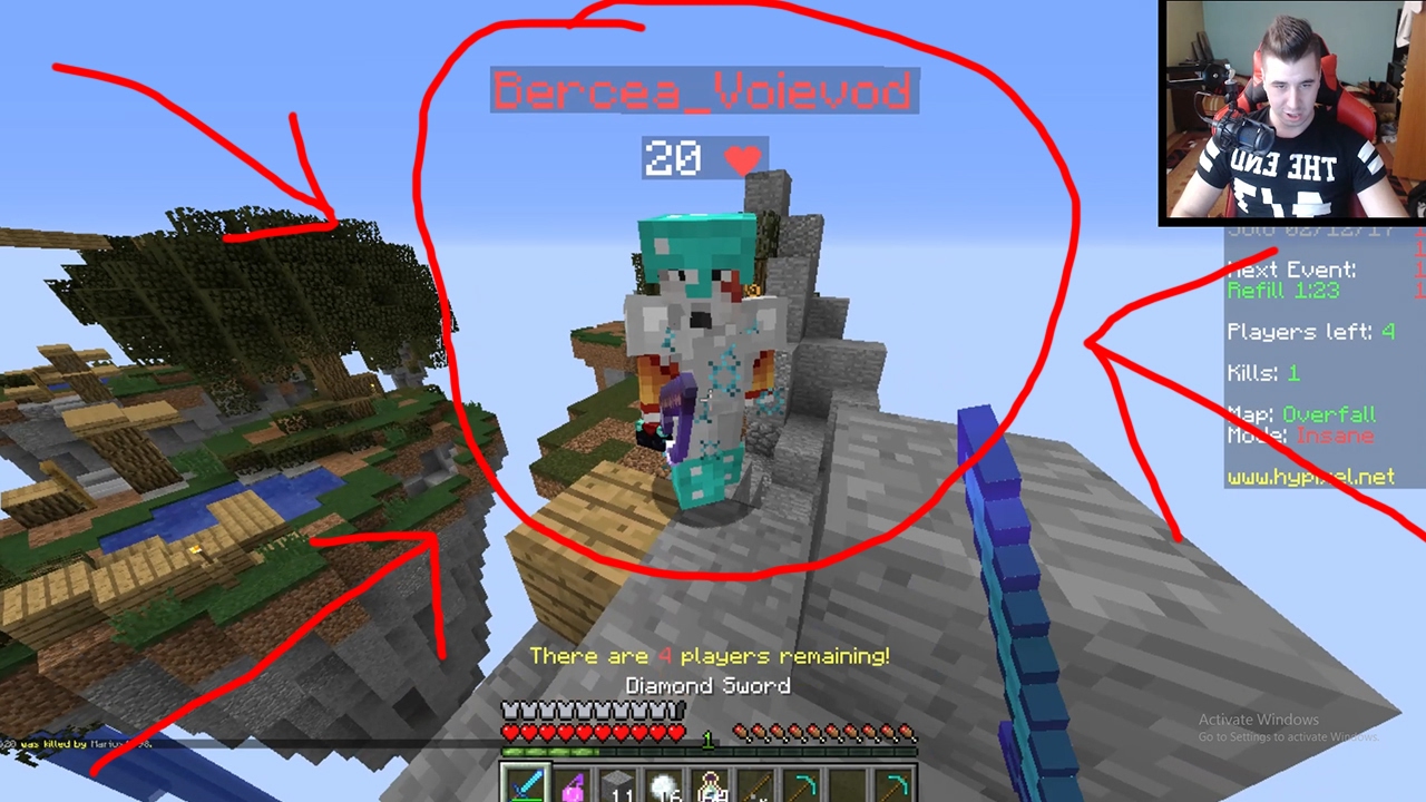 Bercea MA ARUNCA CU UNDITA!! | Skywars Ep #298