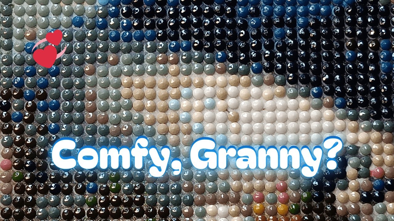 Diamond Painting ASMR 💞 Loving Hugs 🧶 Comfy, Granny?
