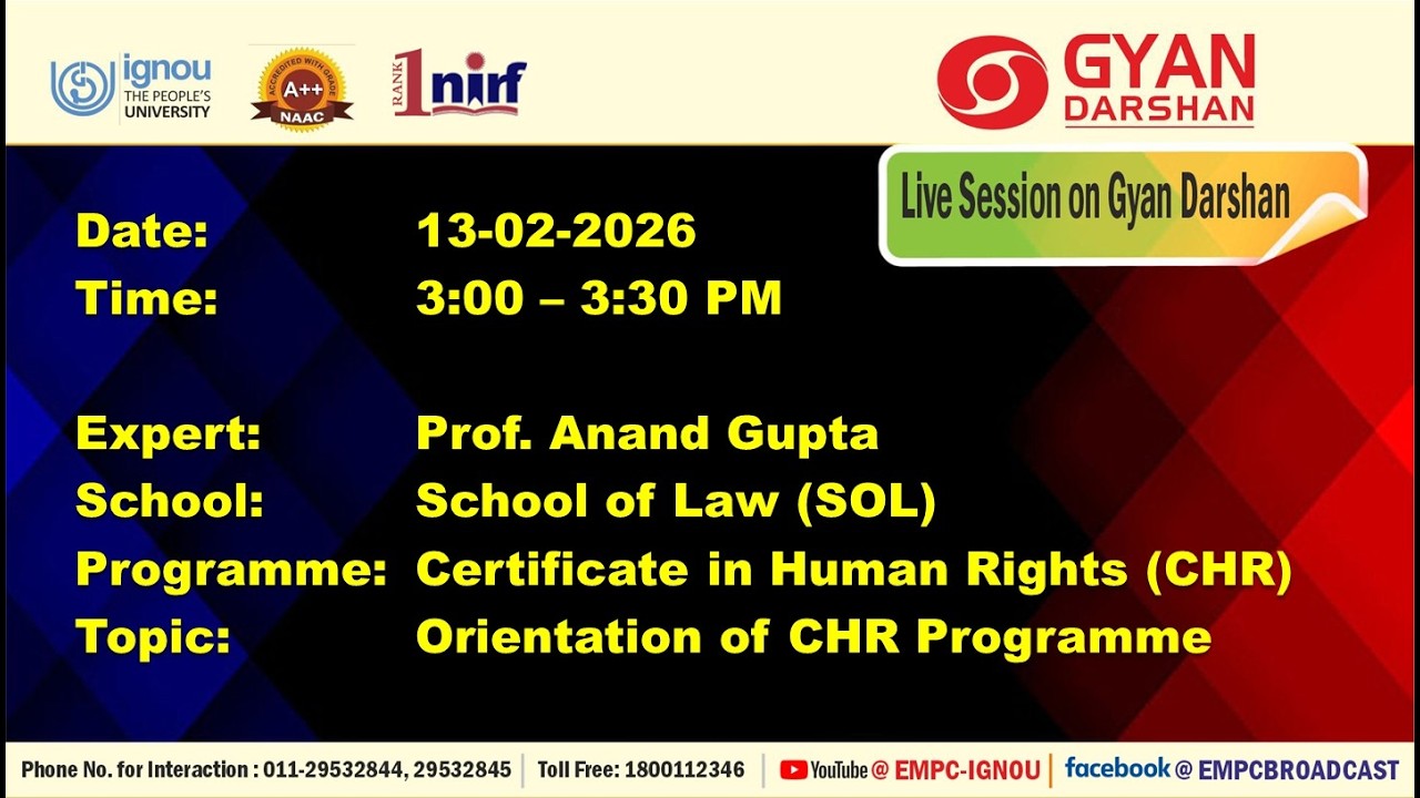 Orientation of CHR Programme