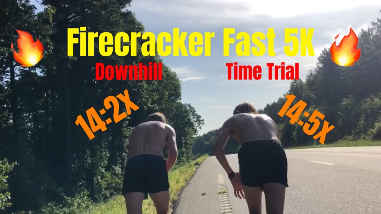 FAST 5K TIME TRIAL!!! 4:27 FIRST MILE!!! / Downhill 5k Time Trial