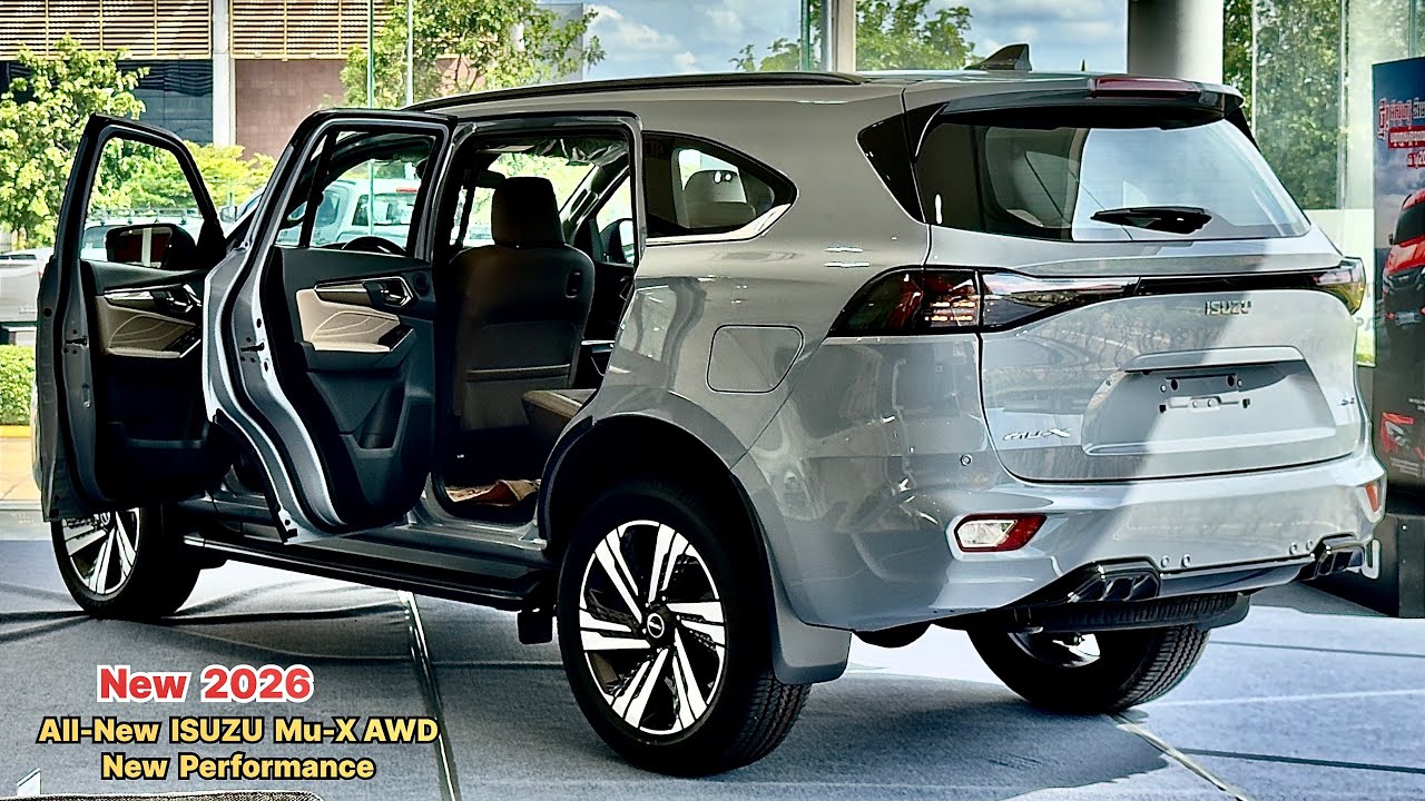 Новинка 2026 года! Совершенно новый Isuzu MU-X 3.0L V-Cross AWD | Новый обзор салона и экстерьера.