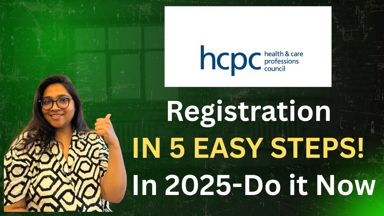 How to get HCPC Registered in 2025 |HCPC Registration Process |International Application