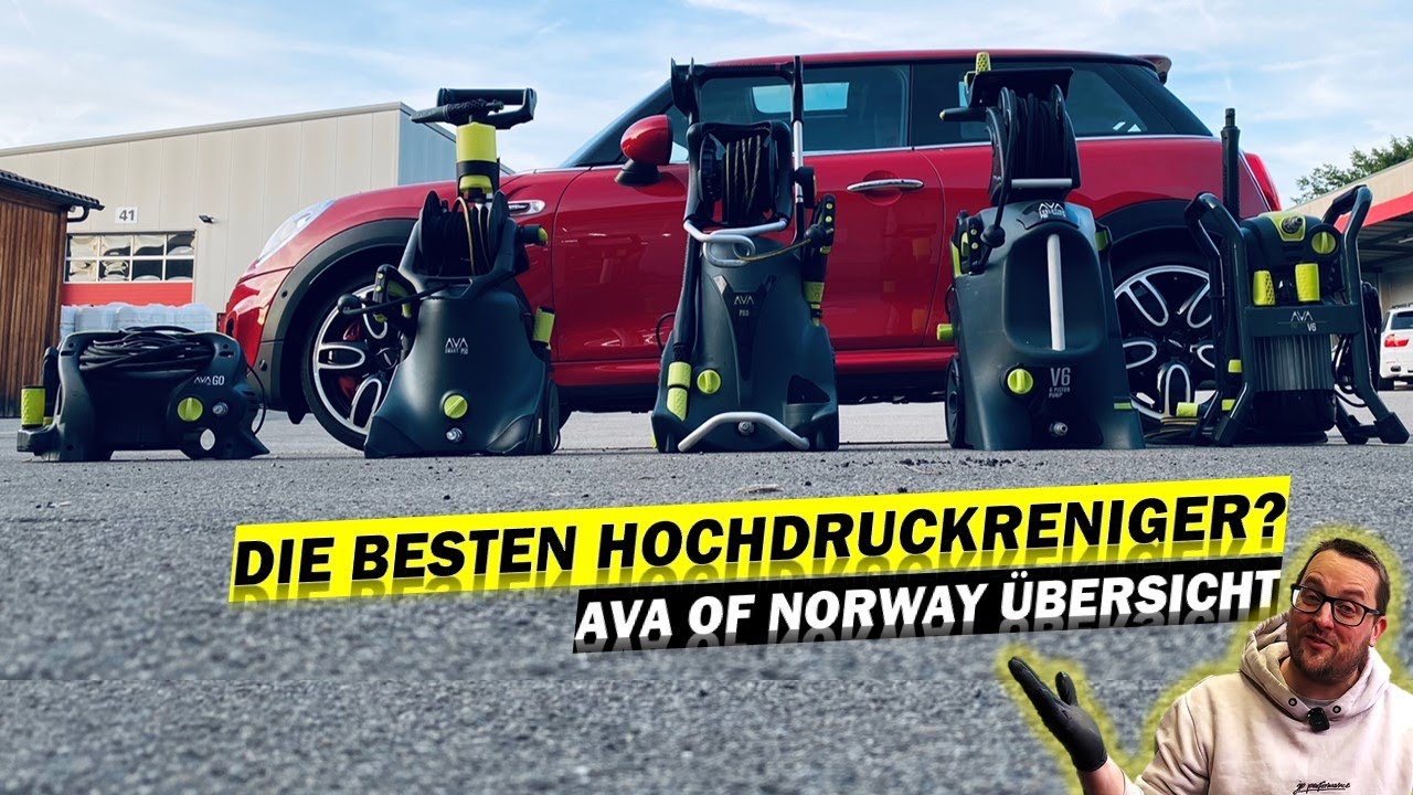 DIE BESTEN HOCHDRUCKREINIGER?! AVA Übersicht und Kaufberatung: Go, Smart, Master, Evo oder V6?