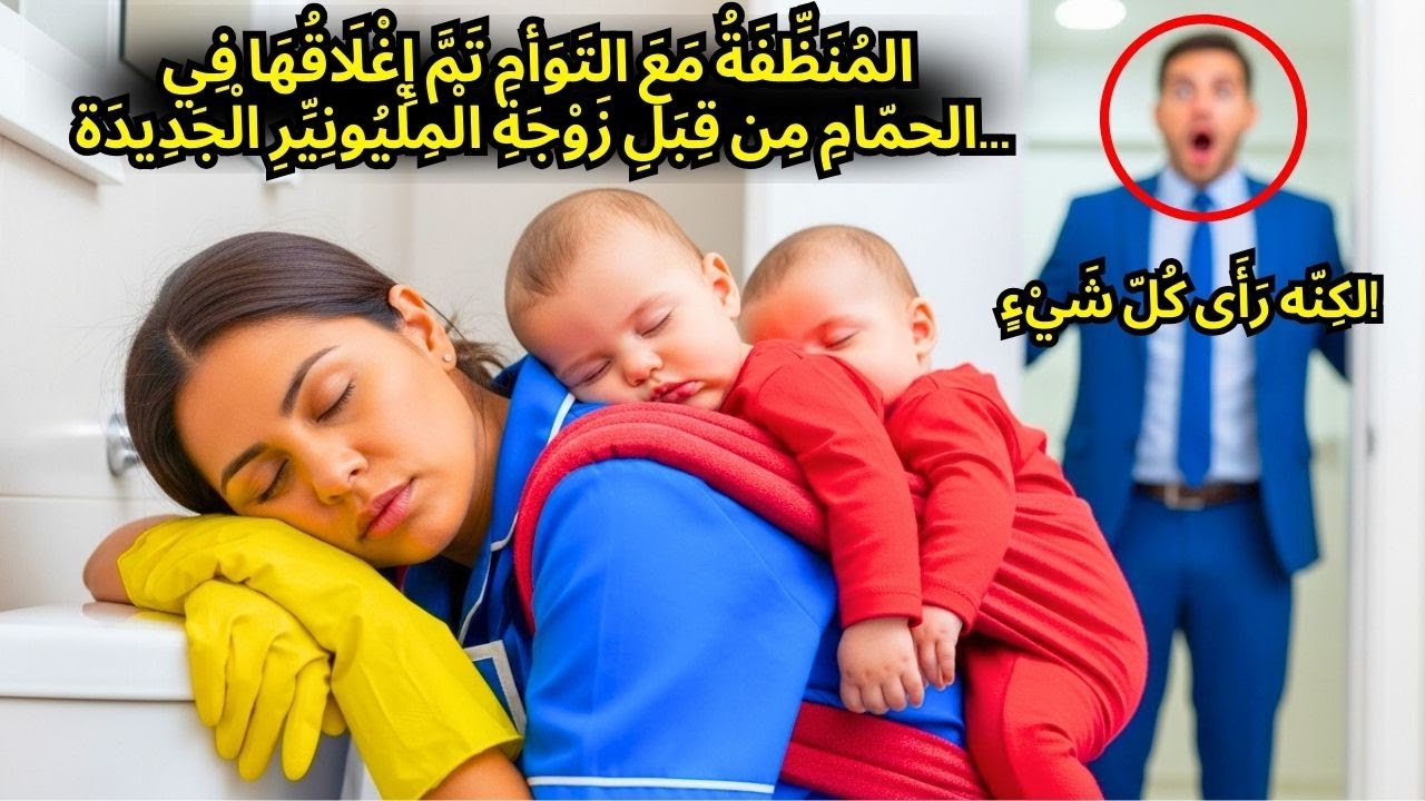 مليونير يعثر على عاملة نظافة وتوأميها محبوسين في الحمام... عند مواجهة الزوجة الجديدة...