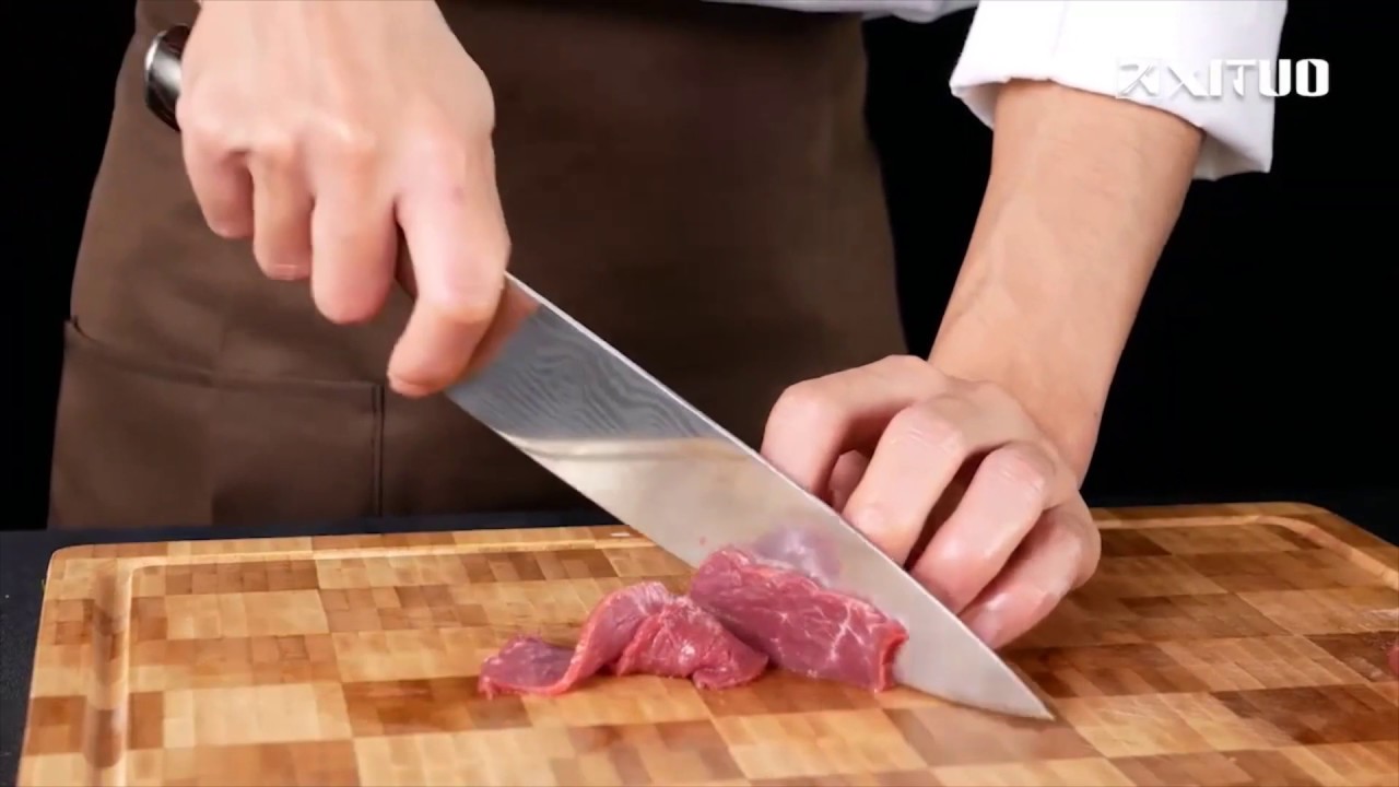 SharpyMasterᵀᴹ Professional Damascus Knife Set - Affordable Knife Set - The Chef's Choice