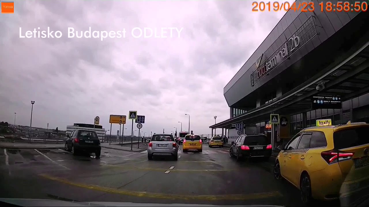Letisko Budapest ODLETY