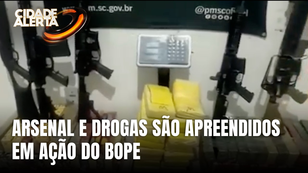 BOPE apreende arsenal de facção na Grande Florianópolis