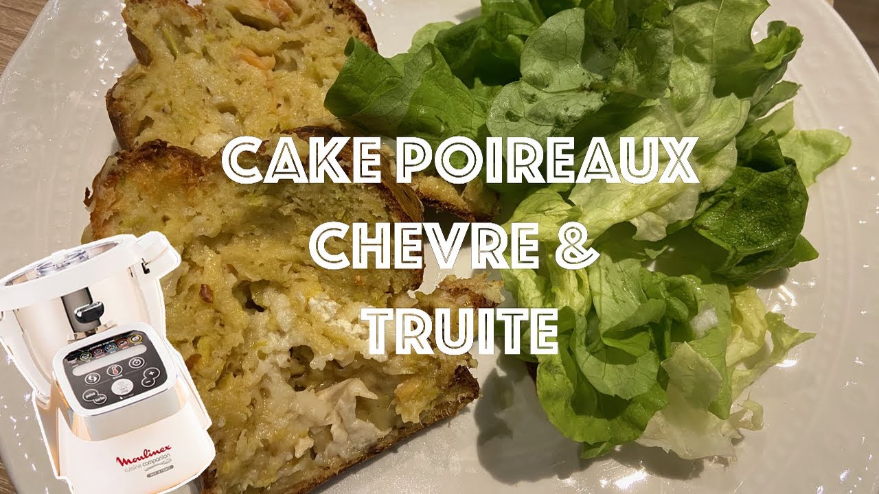 Recettes Companion  — CAKE POIREAUX TRUITE FUMÉE ET CHÈVRE