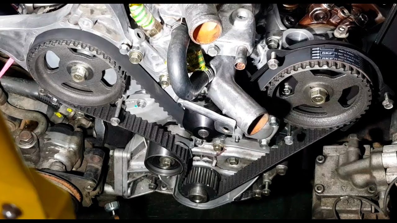 Montaje correa de distribución Mitsubishi Montero 6g72
