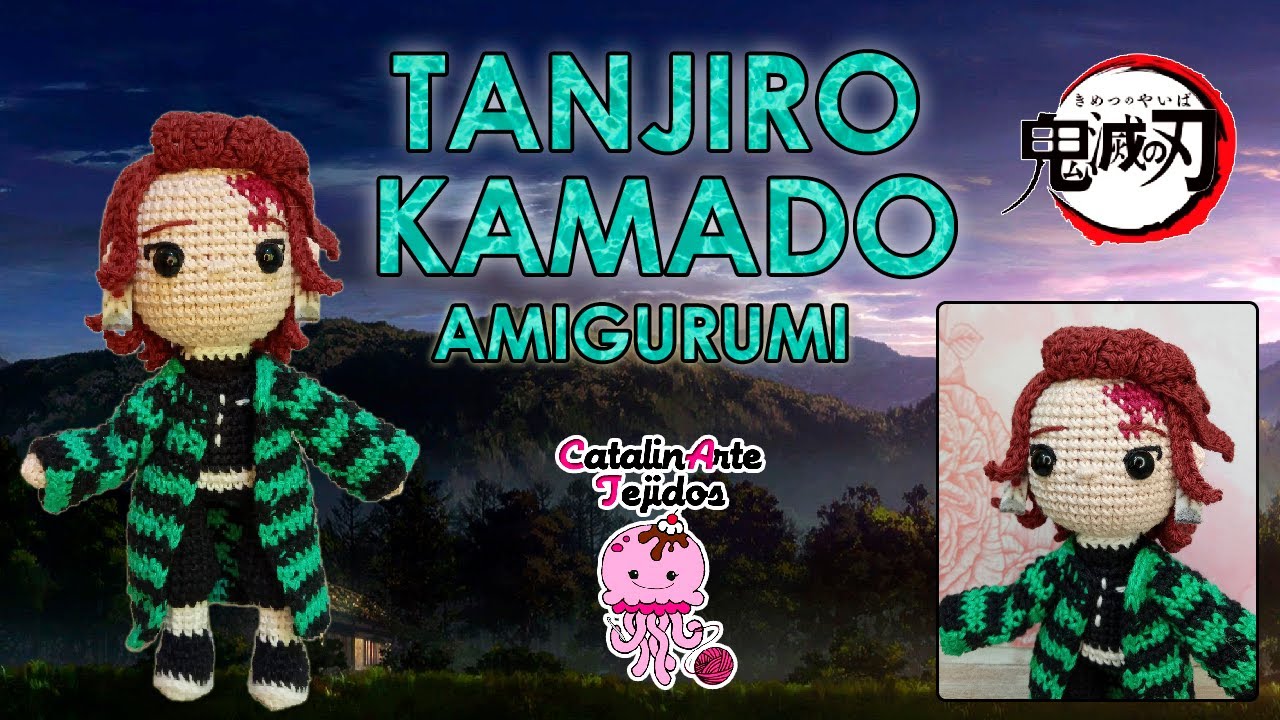 Tanjiro amigurumi fanart (avanzado) | CatalinArte Tejidos