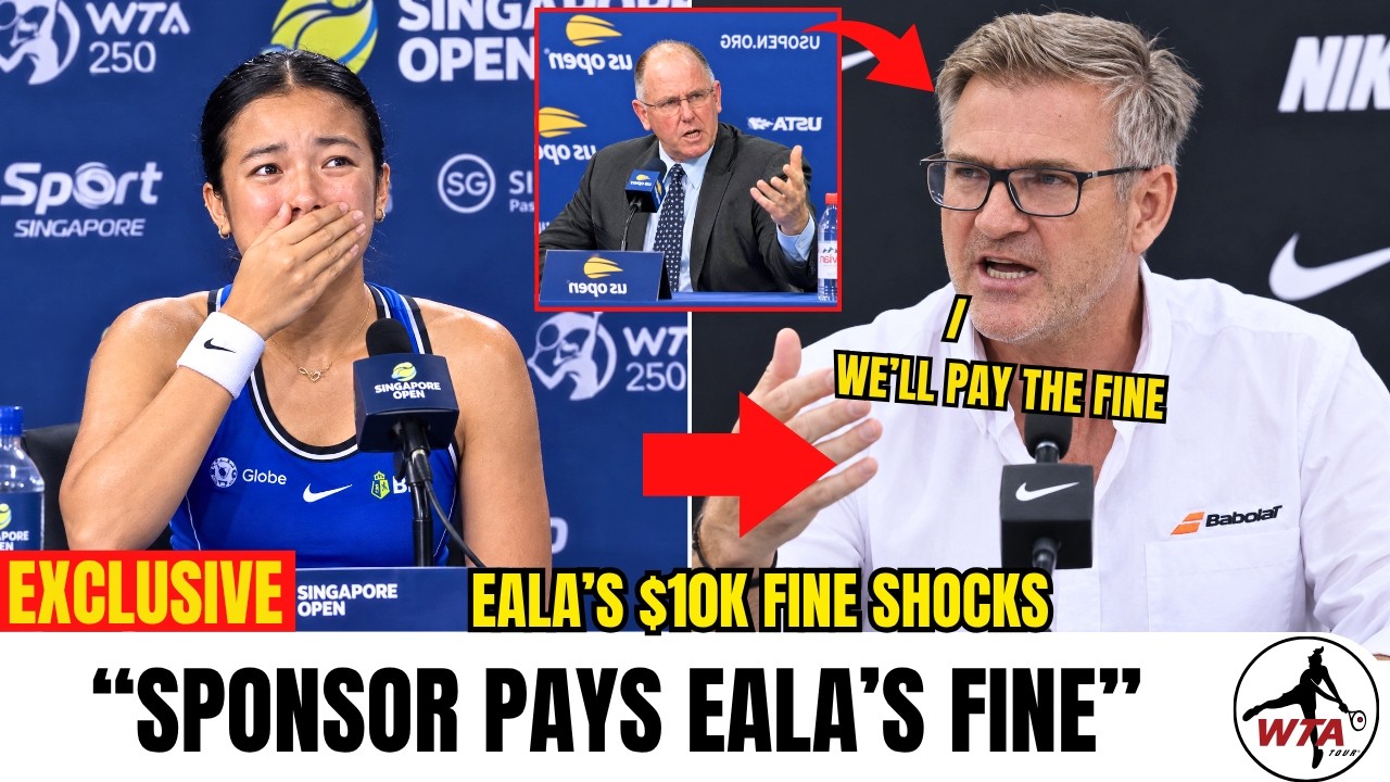 BOMBSHELL! Alex Eala&rsquo;s $10,000 WTA Fine Takes A SHOCKING Turn &mdash; A Sponsor Offers To Pay It!