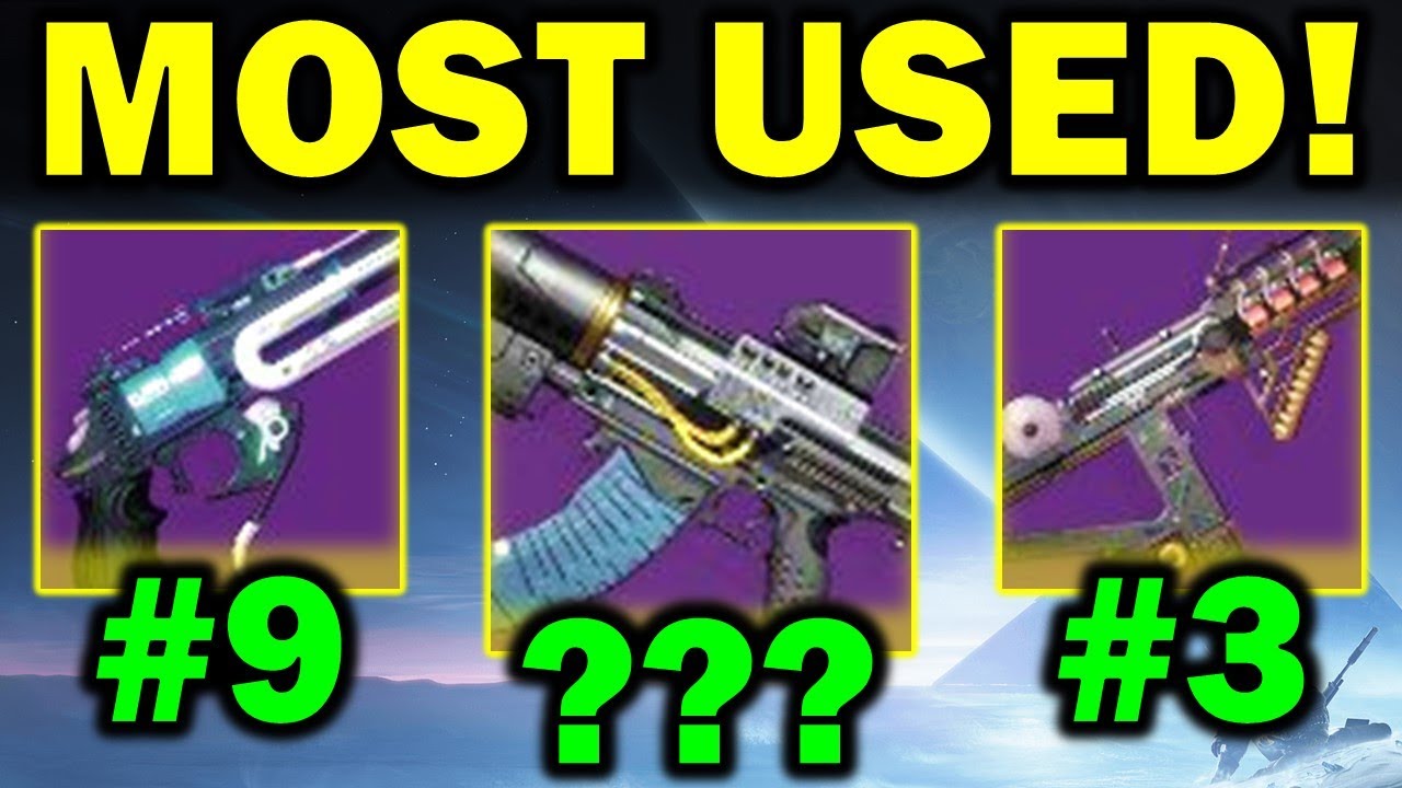 Top 10 MOST USED Legendary Weapons in Destiny 2: Beyond Light!
