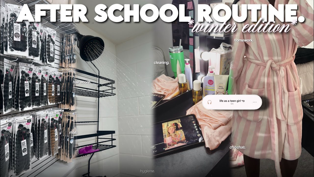 AFTER SCHOOL ROUTINE ♡︎ cleaning ~ hygiene ~ chitchat ~ etc ~ shopping♡︎ @kaehalima 