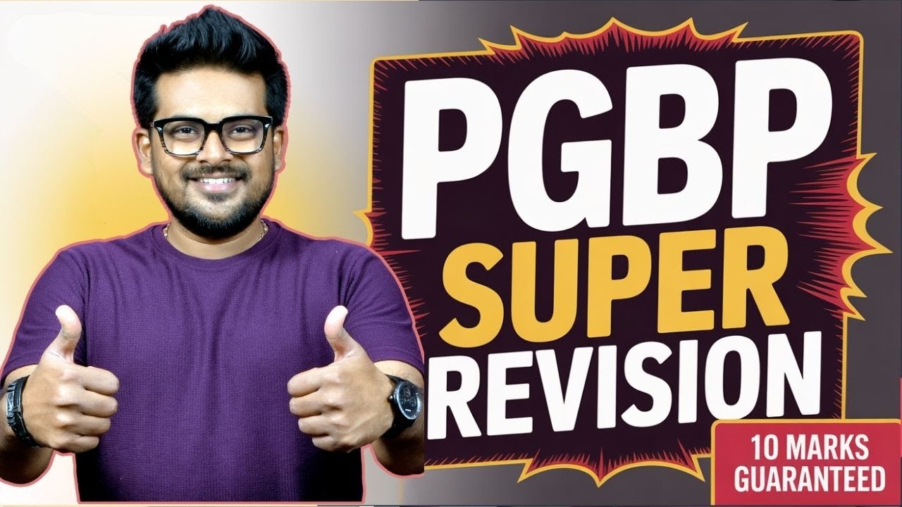 🔥PGBP - Super Revision🔥CA Inter! 