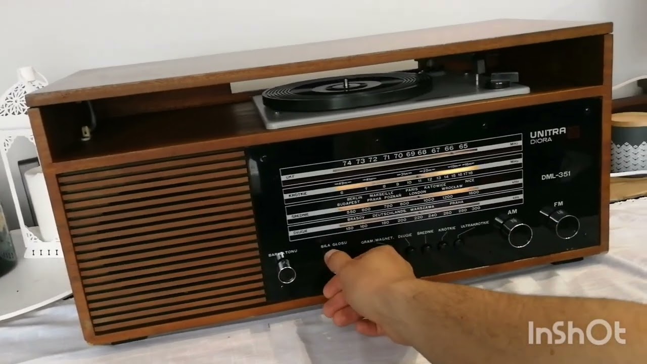 Radio Lampowe Unitra Diora DML-351 1971r PRL