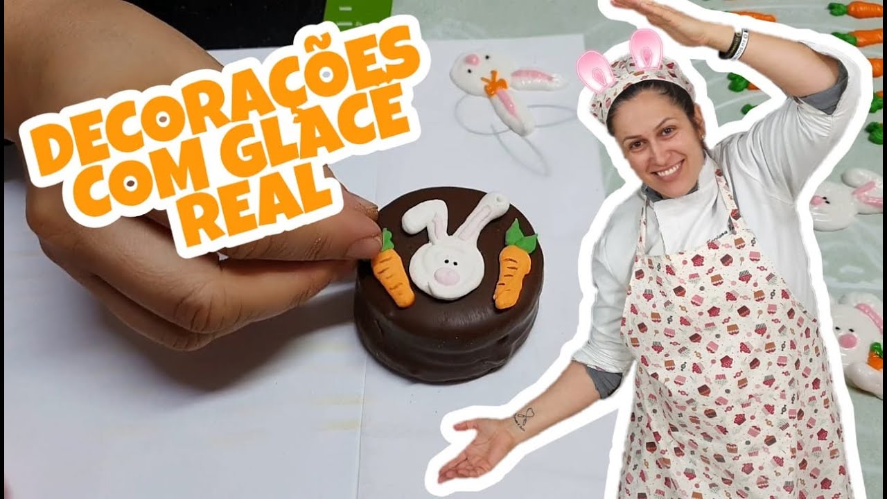 COMO FAZER APLICAÇÕES EM GLACÊ REAL | Confeitaria descomplicada da Mariana Boll