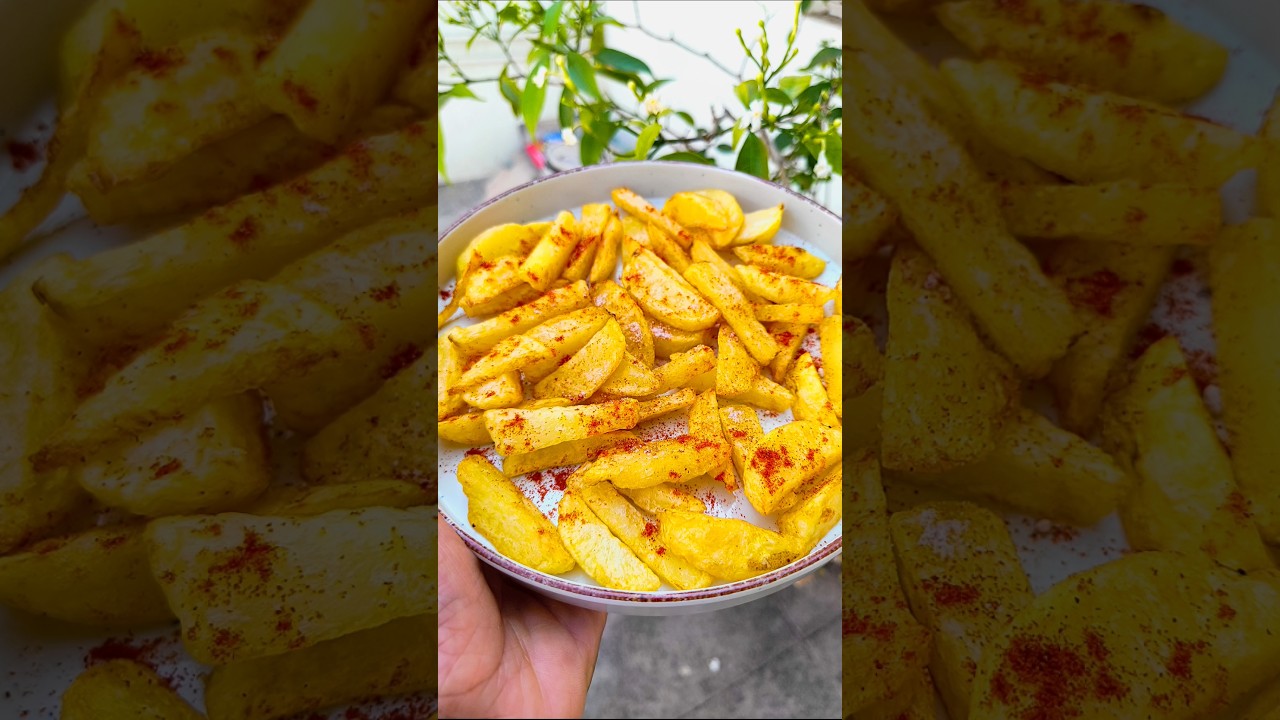 Holi Special Potato Fry Recipe #shorts#treanding #potatosnacks