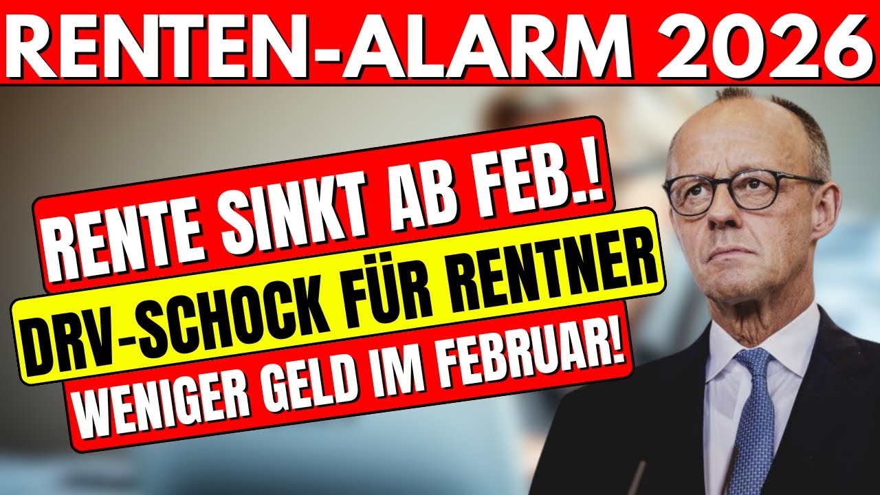🔴 Renten-Alarm 2026: Diese 5 DRV-Änderungen treffen Rentner ab Februar