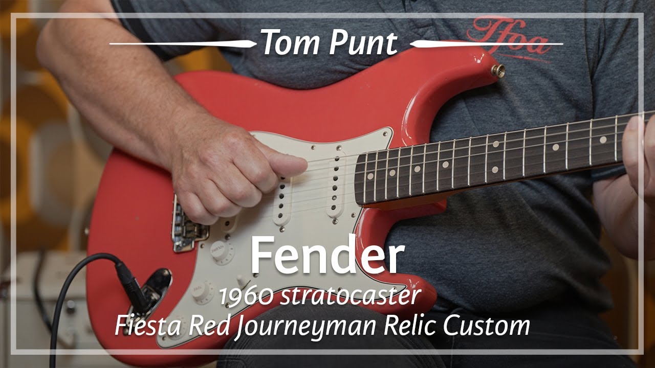 Fender Custom Shop 1960 Stratocaster Journeyman Relic Fiesta Red played by Tom Punt | Demo