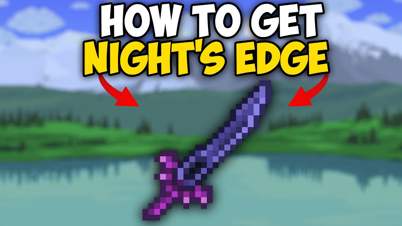 How to Get NIGHT'S EDGE in Terraria | How to Craft Night's Edge Terraria